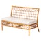 Bali & Pari Capella Modern Bohemian Honey Rattan Dining Bench 243-13424-ZORO - alternate 1